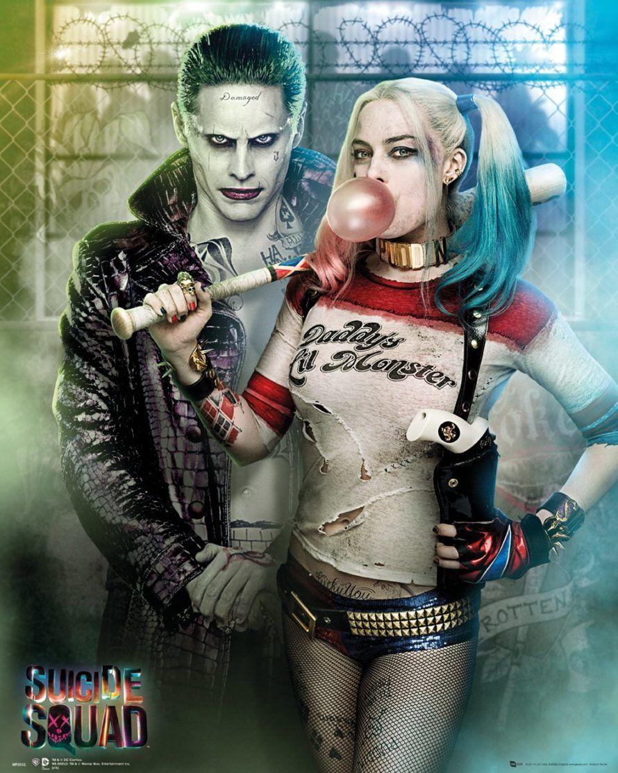 890x1113 Wallpaper Joker And Harley Suicide Squad