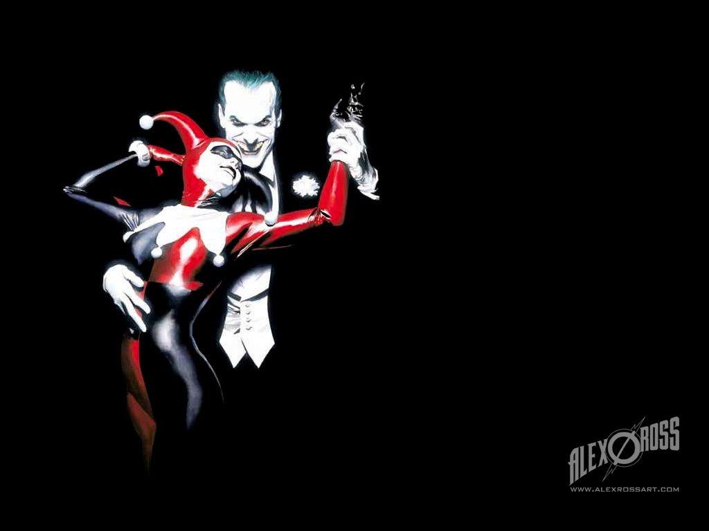 1024x768 Joker And Harley Quinn Wallpaper
