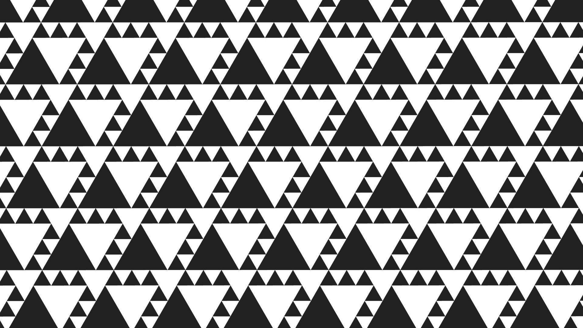 1920x1080 black and white geometric wallpaper