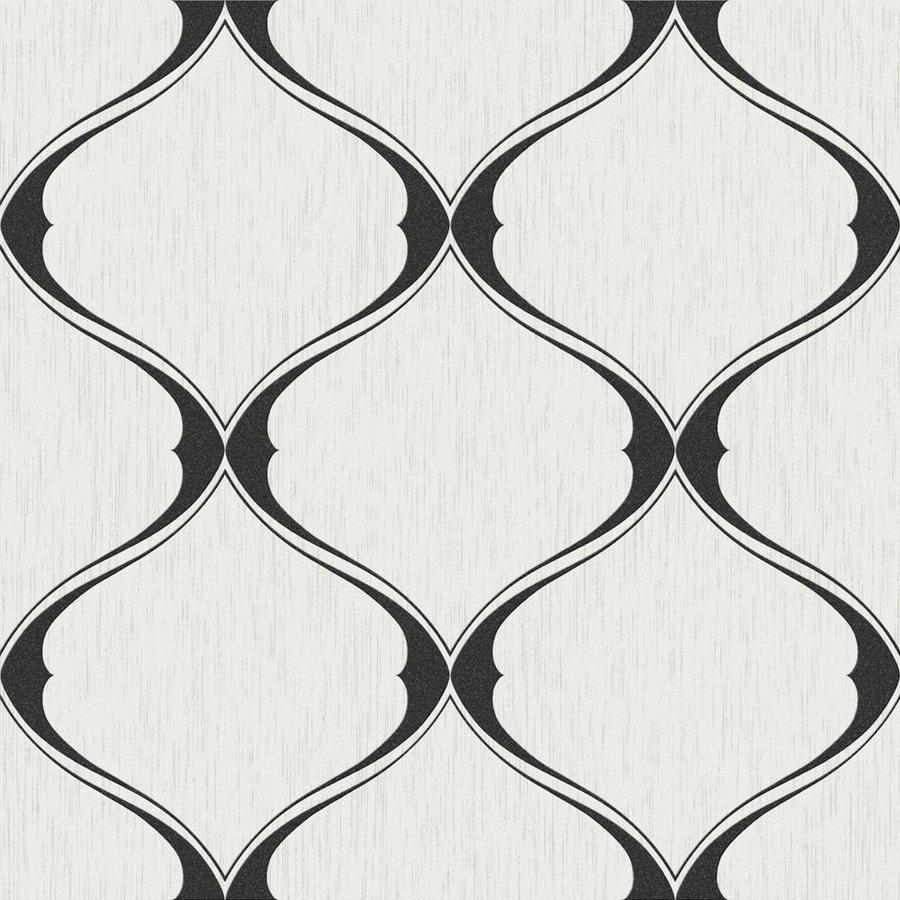 900x900 Shop Graham & Brown Midas 56 Sq Ft Black White Vinyl Textured