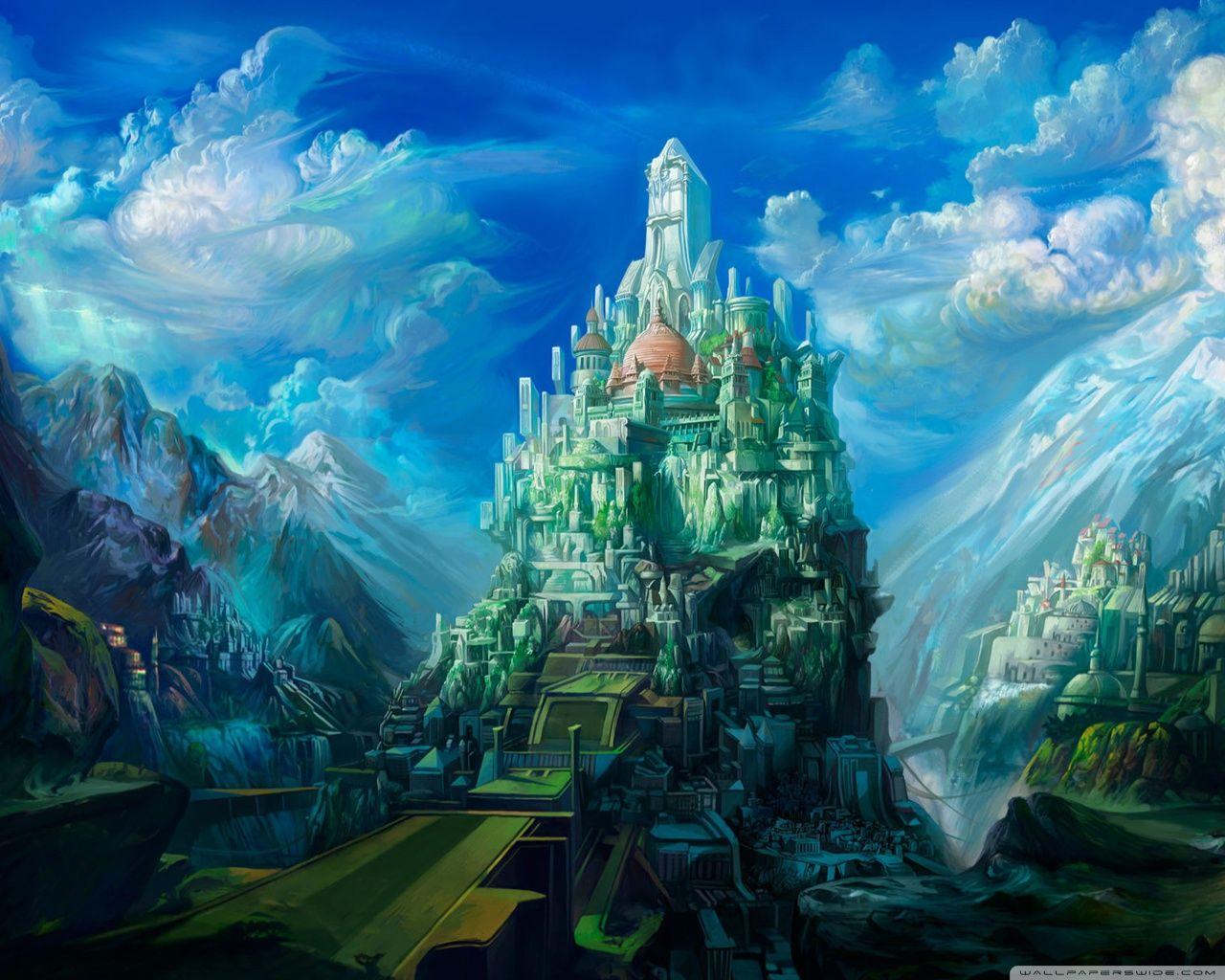 1280x1024 Fantasy Art Scenery by Chen Wei Ultra HD Desktop Background
