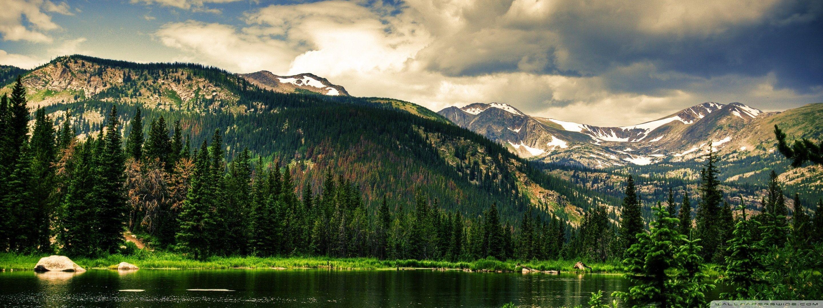 2880x1080 Mountains Valley Ultra HD Desktop Background Wallpaper for 4K UHD