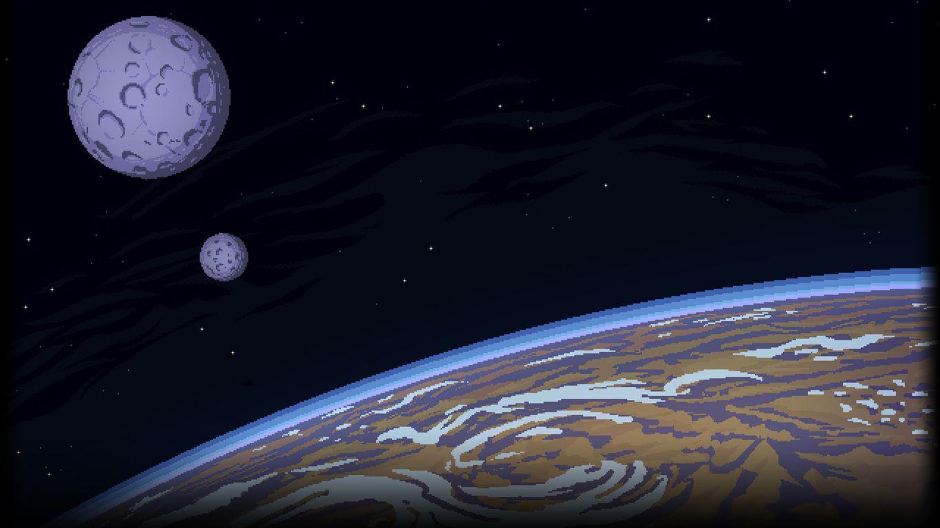 1366x768 Planet Pixel Art 4k 1366x768 Resolution HD 4k Wallpaper