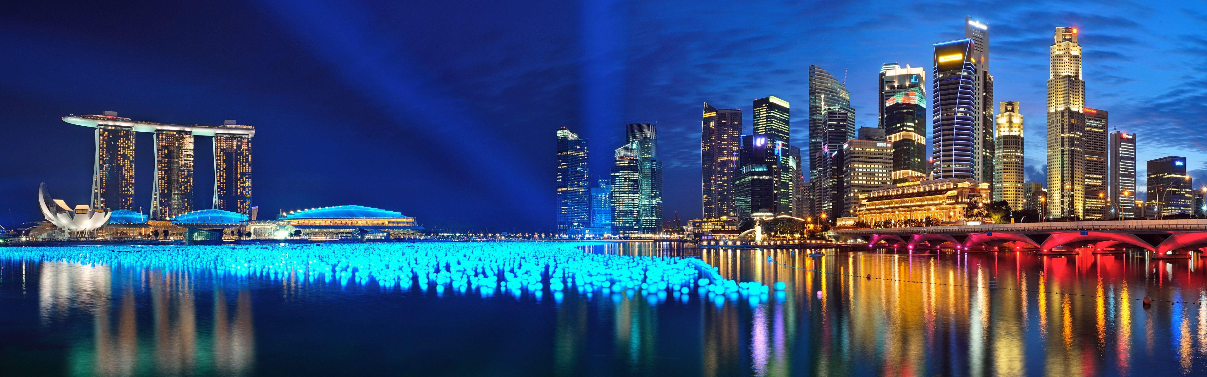 3840x1200 Windows 8 official panoramic wallpaper, cityscapes, Bridge, Horizon Wallpaper Download 8 official panoramic wallpaper, cityscapes, Bridge, Horizon Wallpaper Wallpaper Site