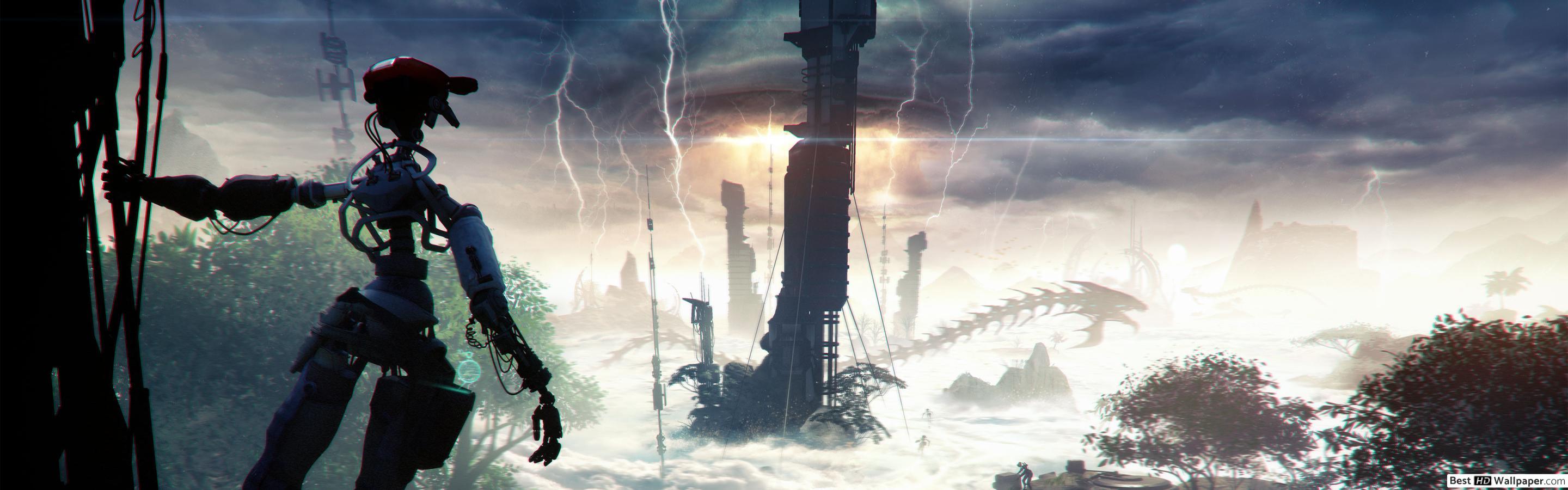 2880x900 Stormland - (2019) video game HD wallpaper download