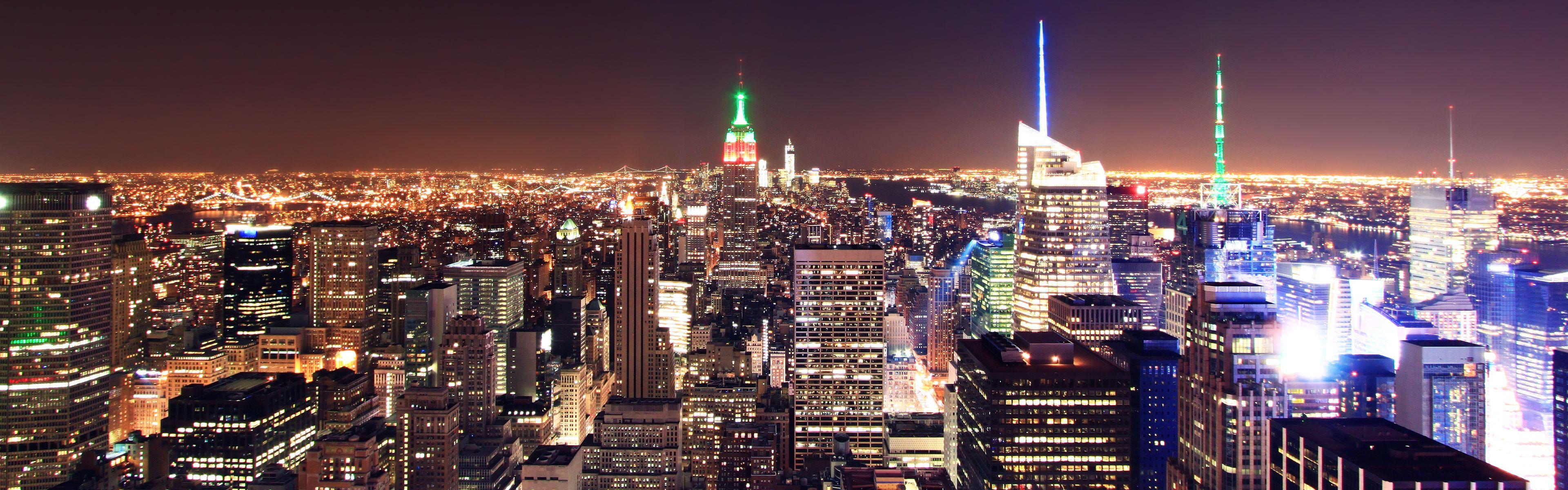 3840x1200 Dual Screen Cityscape Wallpaperx1200