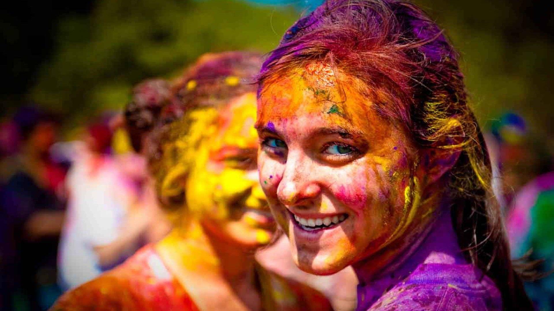 1920x1080 HOLI FESTIVAL Hindu spring huliday hindi india color colours