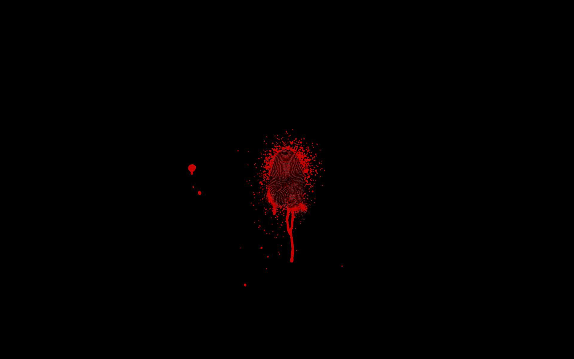 1920x1200 minimalistic, blood, fingerprints wallpaper
