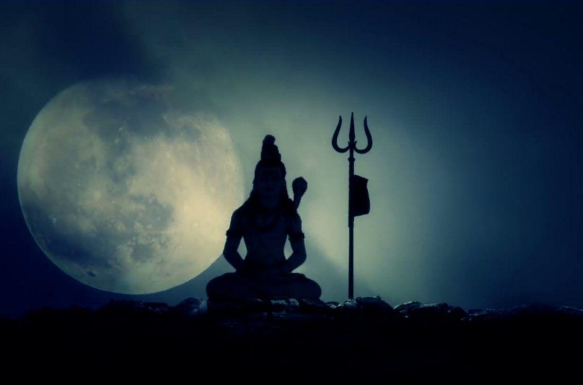 1134x750 God Lord Shiva Beautiful In Dark Night Wallpaper