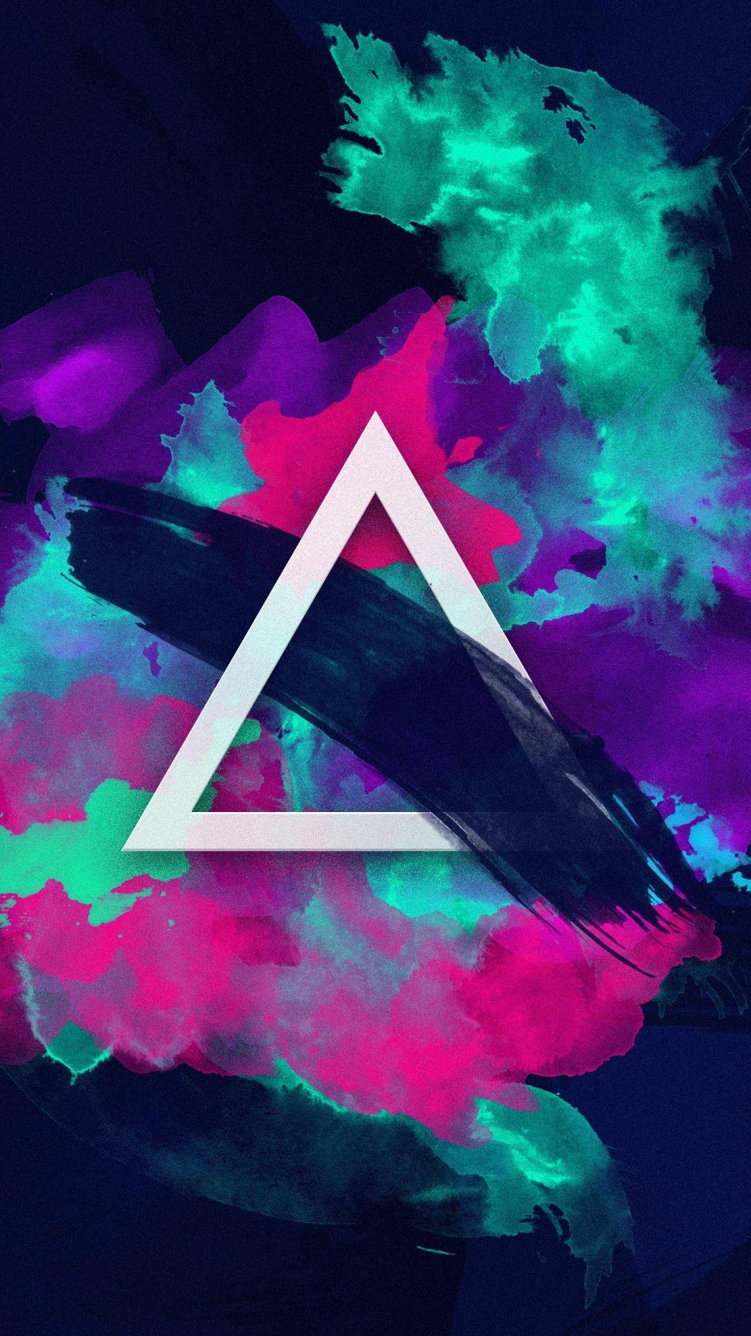 1080x1920 iPhone Wallpaper HD Triangle Wallpaper