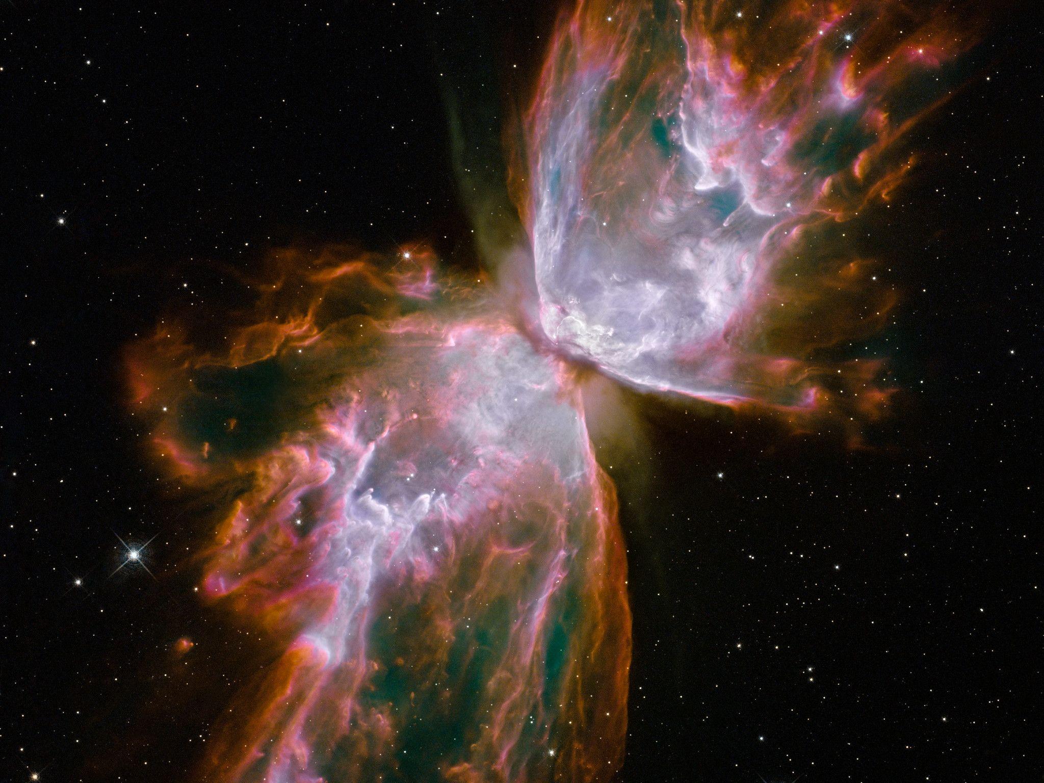 2048x1536 Butterfly emerges from stellar demise in planetary nebula NGC 6302