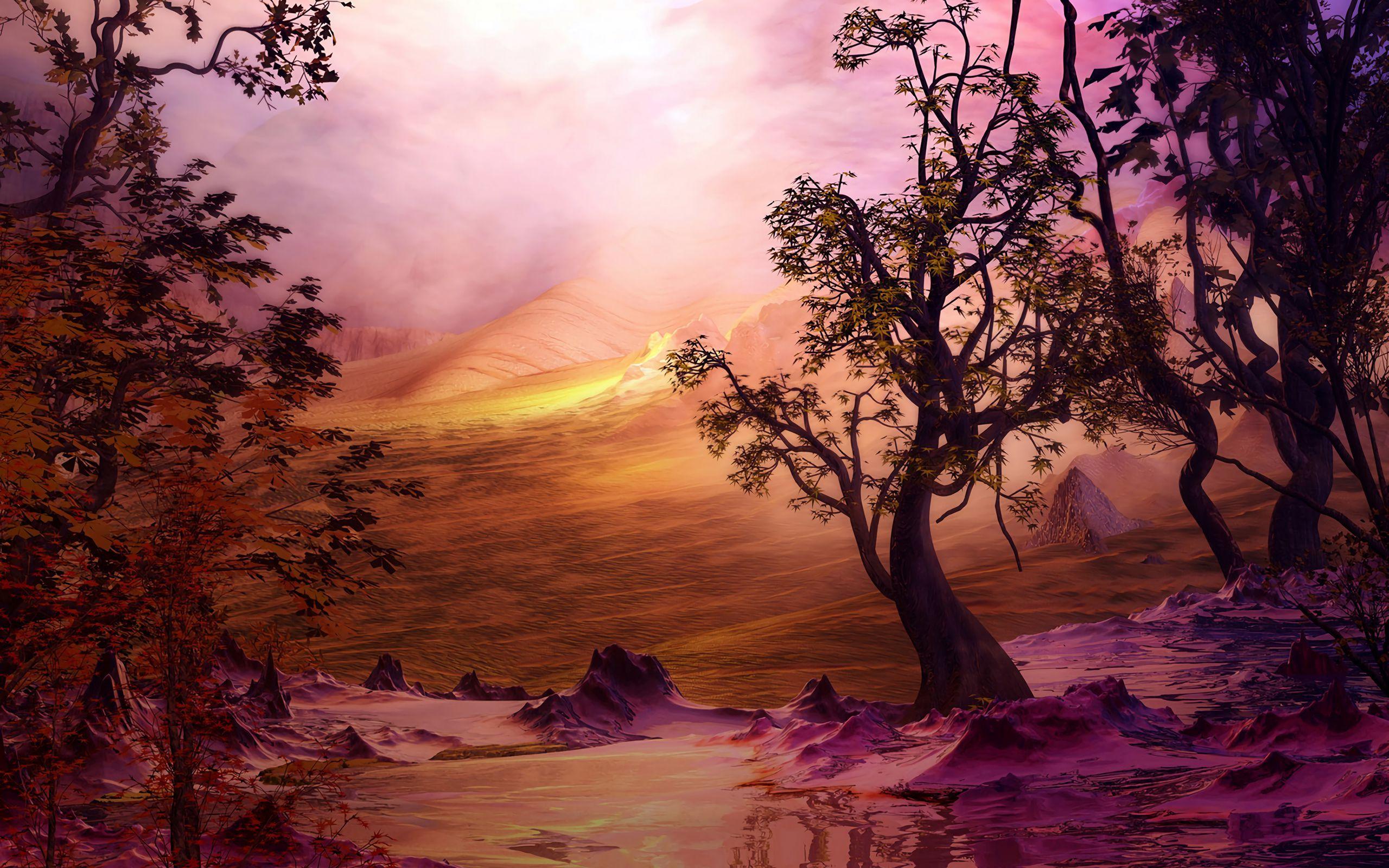 Art Landscape Wallpapers Top Free Art Landscape Backgrounds