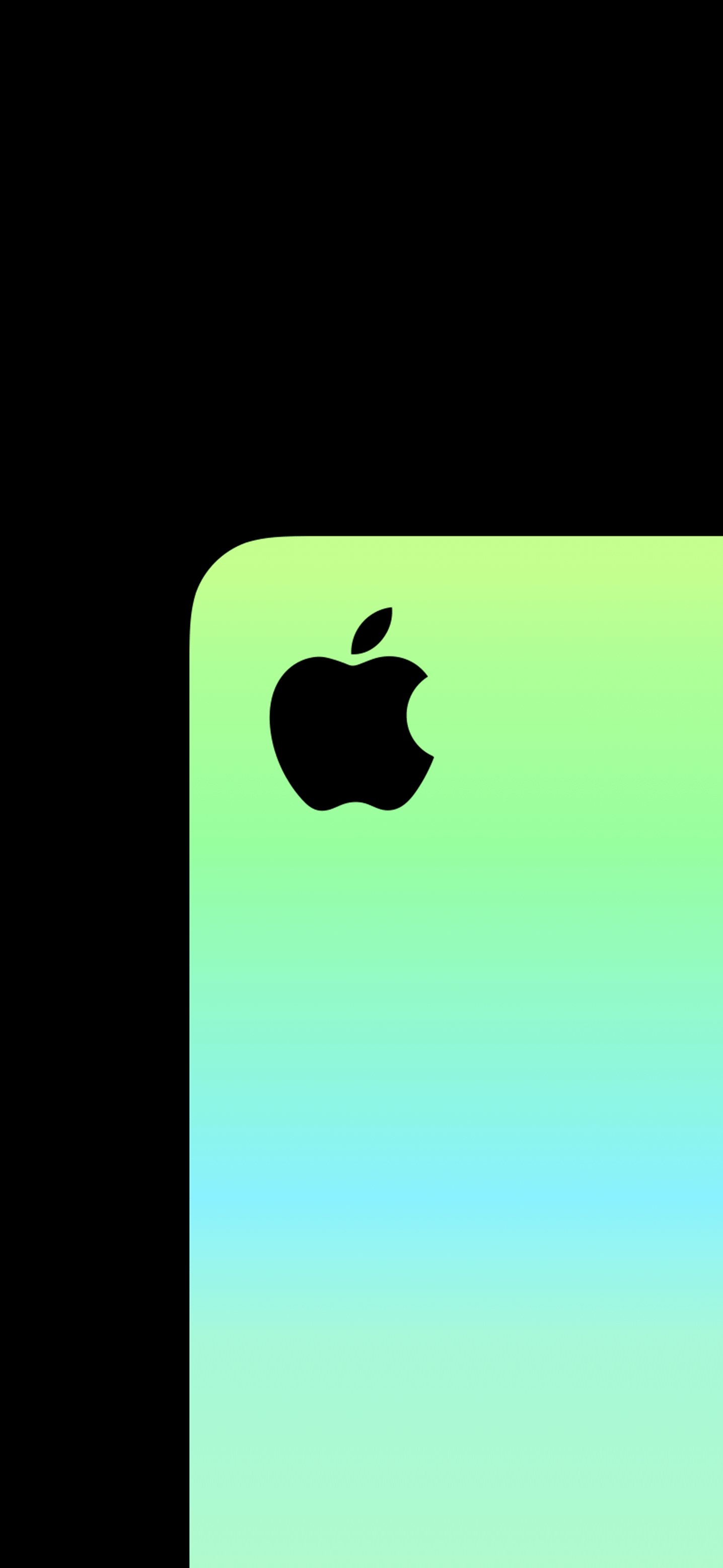 1436x3113 Apple Black and Green