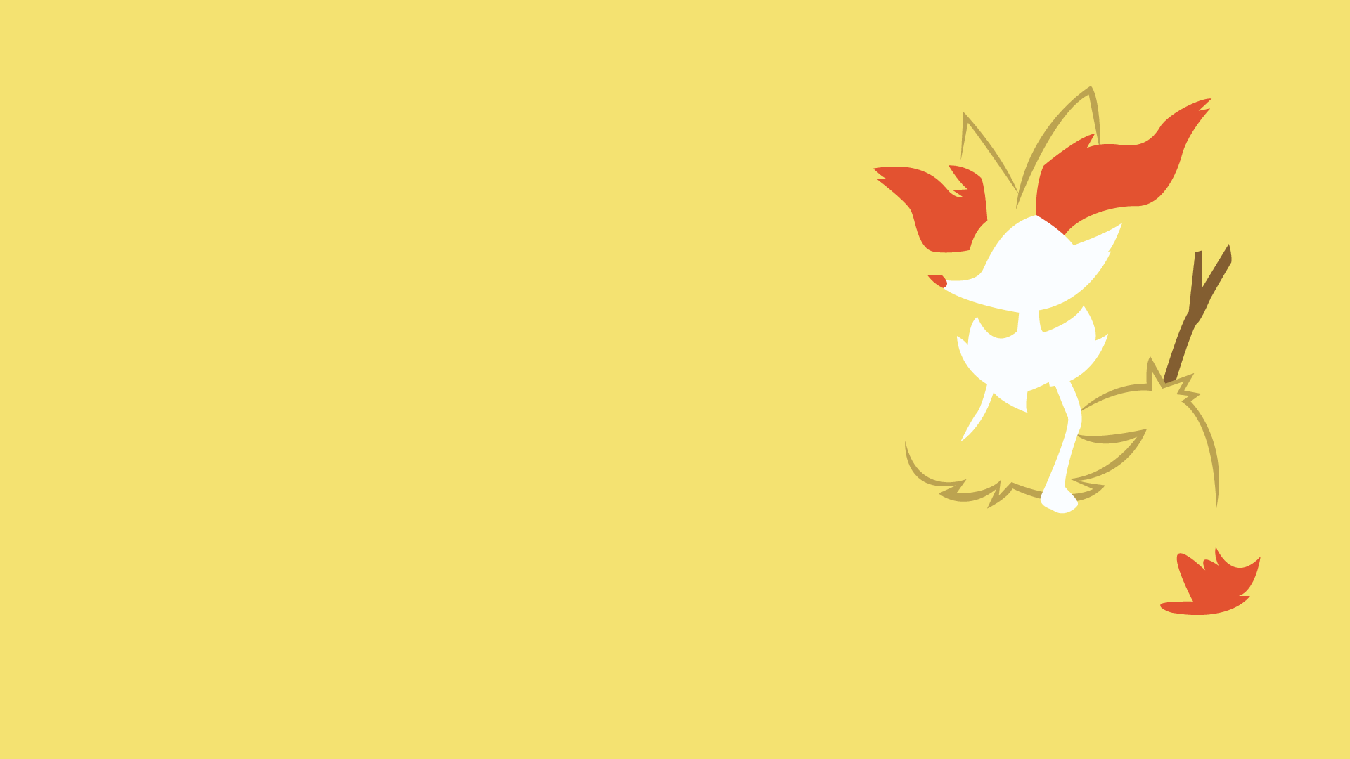 1920x1080 Braixen Wallpaper
