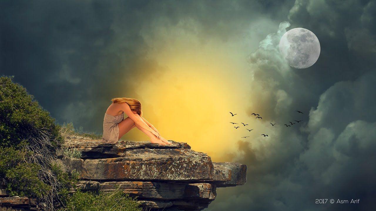 1280x720 Photoshop cc Tutorial: Sad Girl HD Wallpaper. Manipulation
