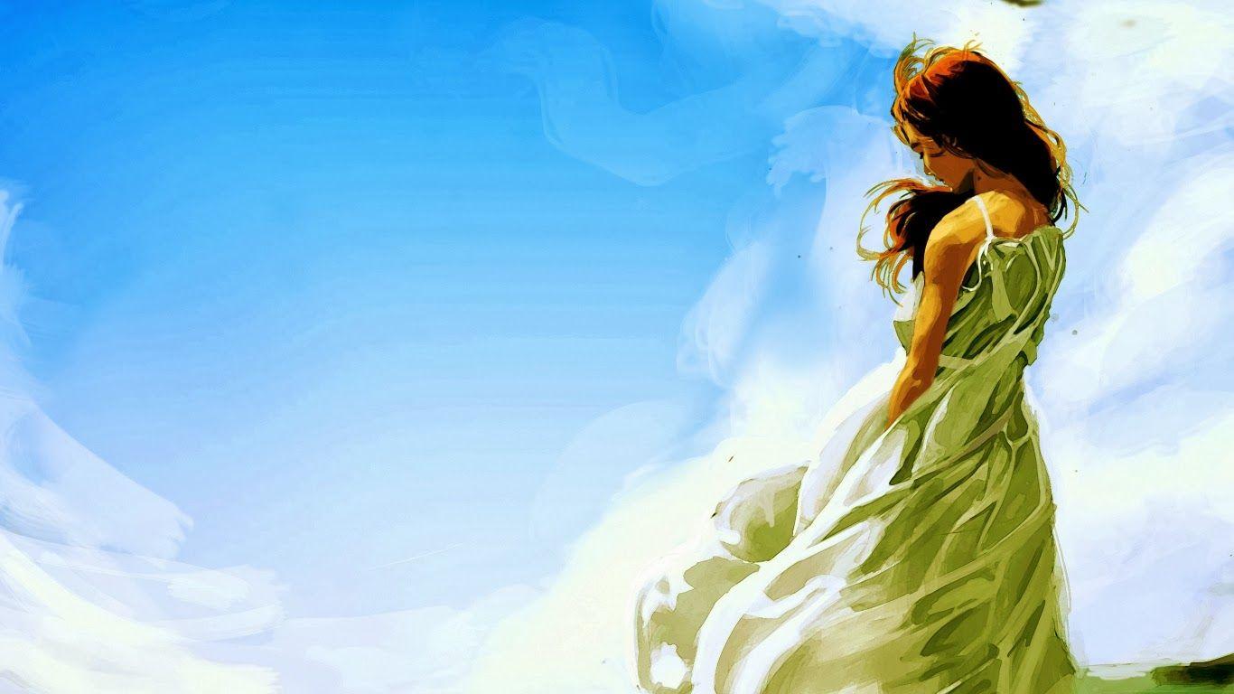 1366x768 Missing Beats of Life: Alone Girl HD Wallpaper and Image