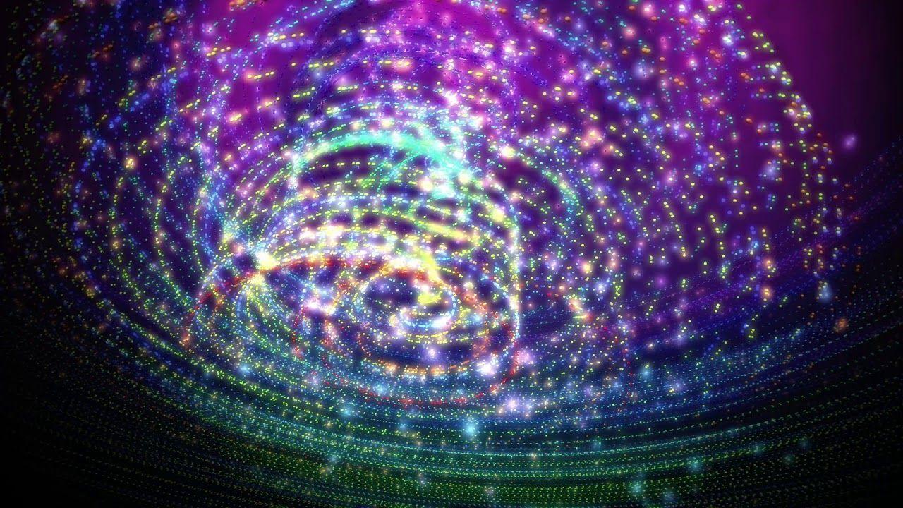 1280x720 Thiên hà đầy màu sắc xoắn ốc 4K - Nền chuyển động #AAVFX Live
