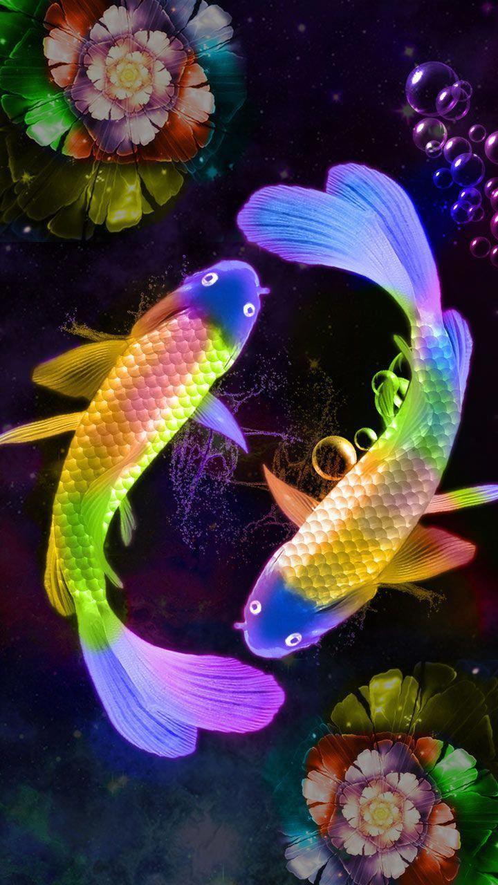 3d animated fish wallpaper