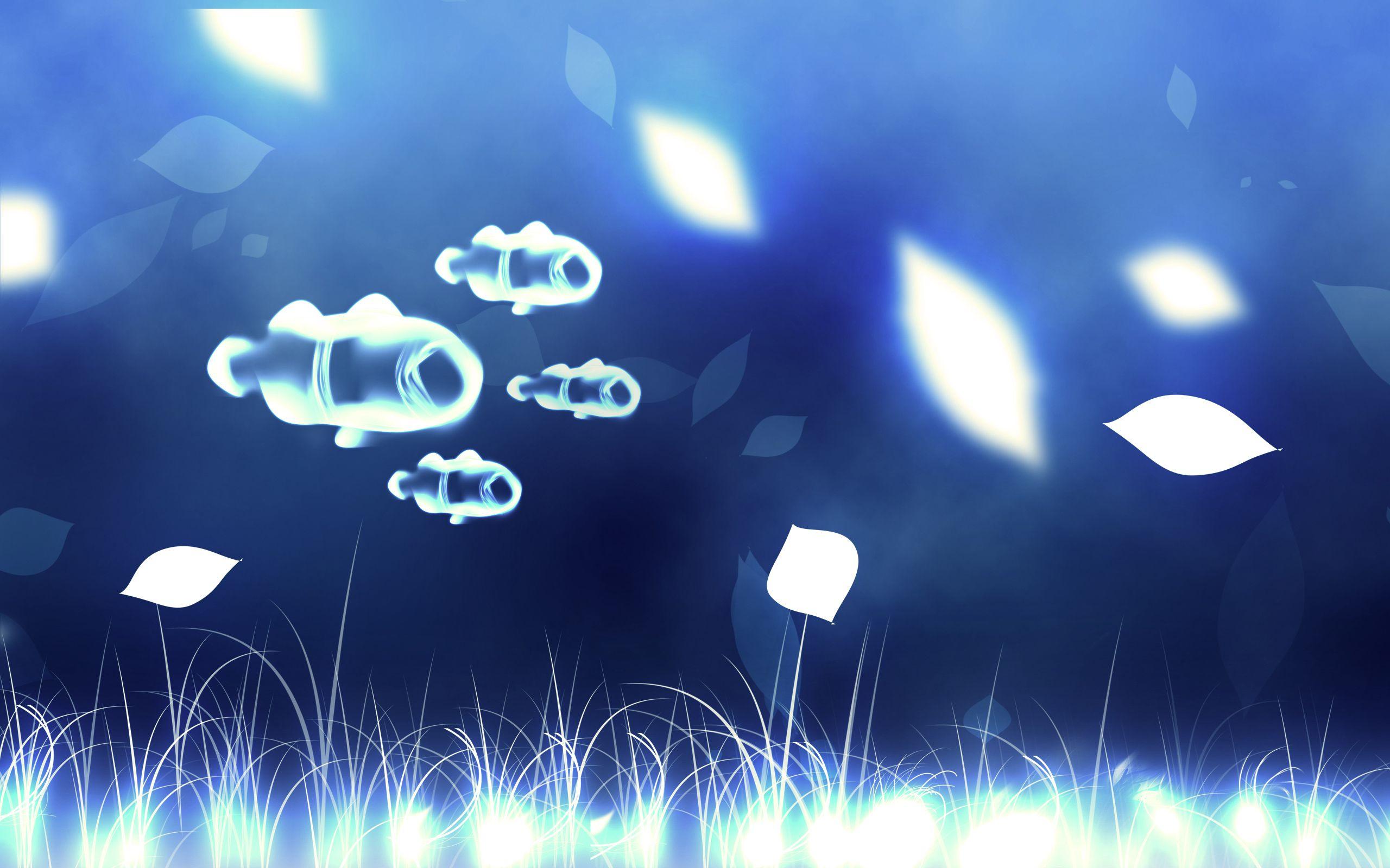 2560x1600 Neon fish wallpaper and image, picture, photo