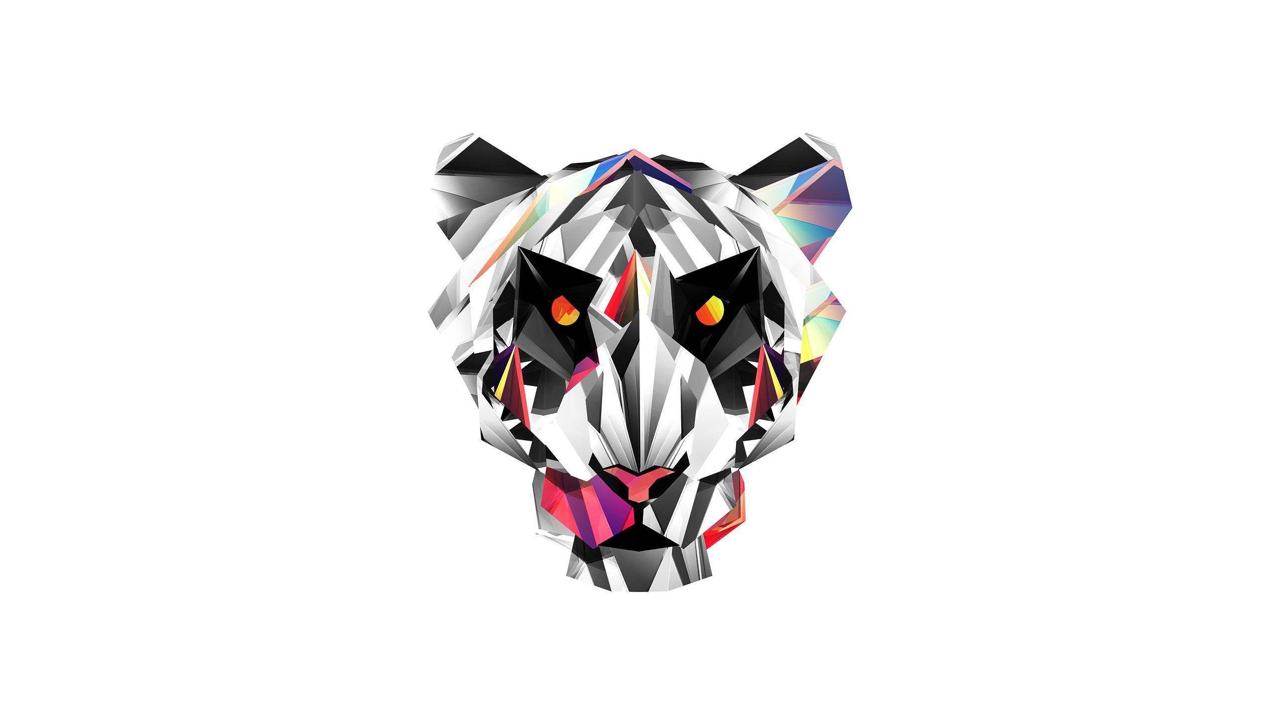 2560x1440 Geometric Animals Wallpaper