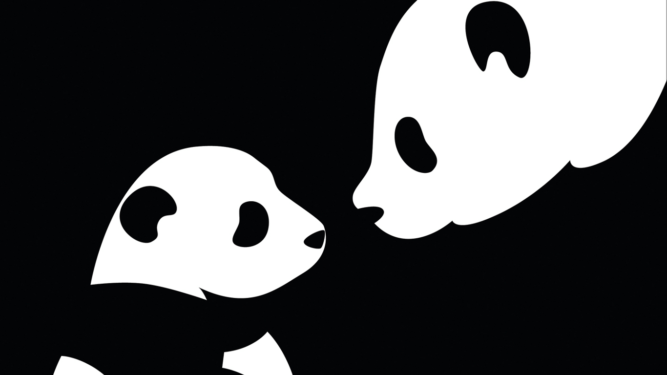 1366x768 Panda Bear /