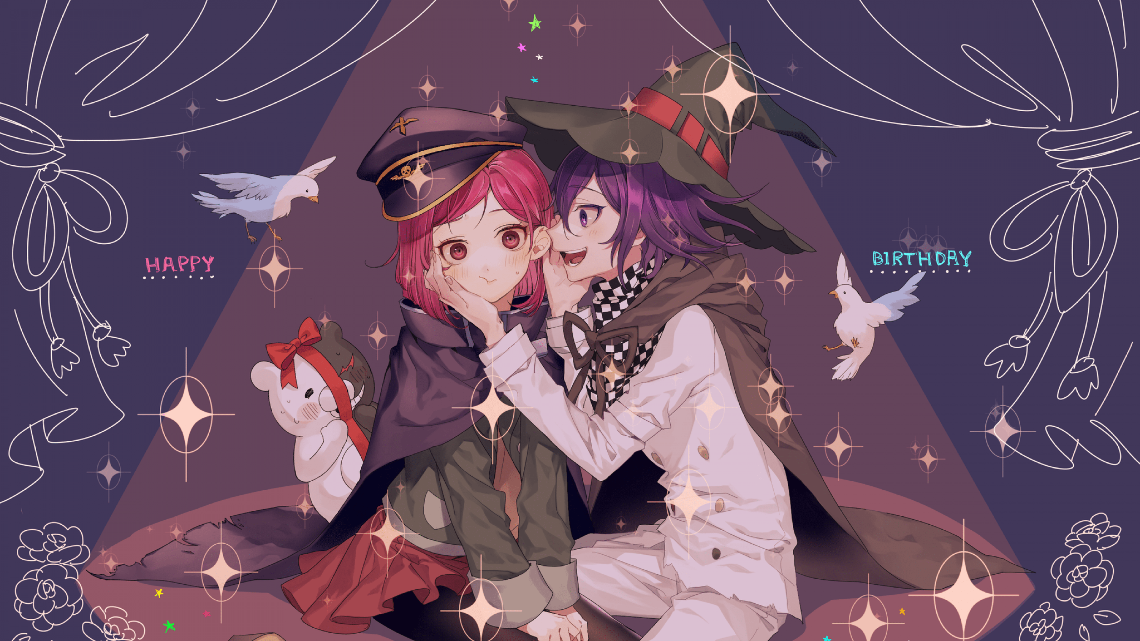 3840x2160 Download 3840x2160 Danganronpa V Yumeno Himiko, Ouma Kokichi