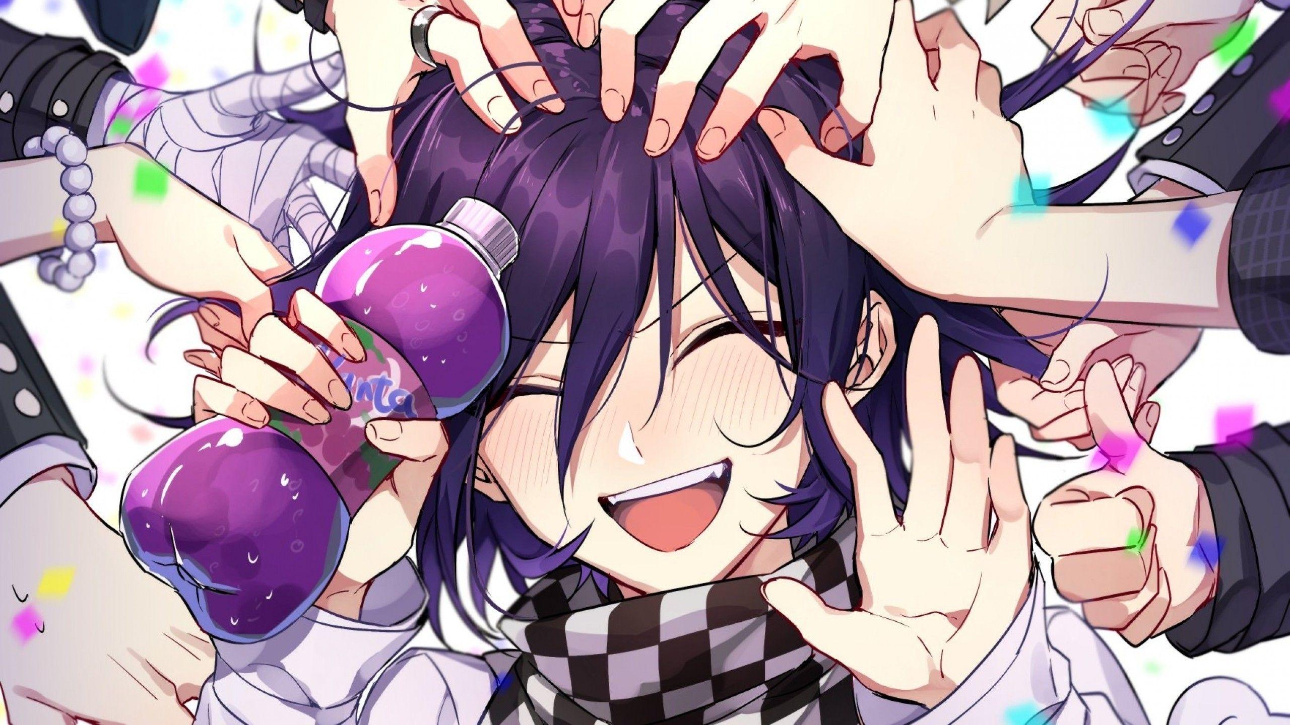 2560x1440 Download 2560x1440 Danganronpa V Ouma Kokichi, Happy Face