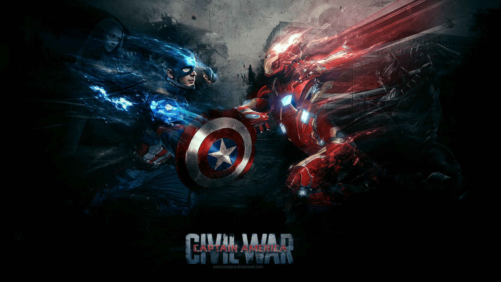 1920x1080 Captain America: Civil War HD Wallpaper. Background Image