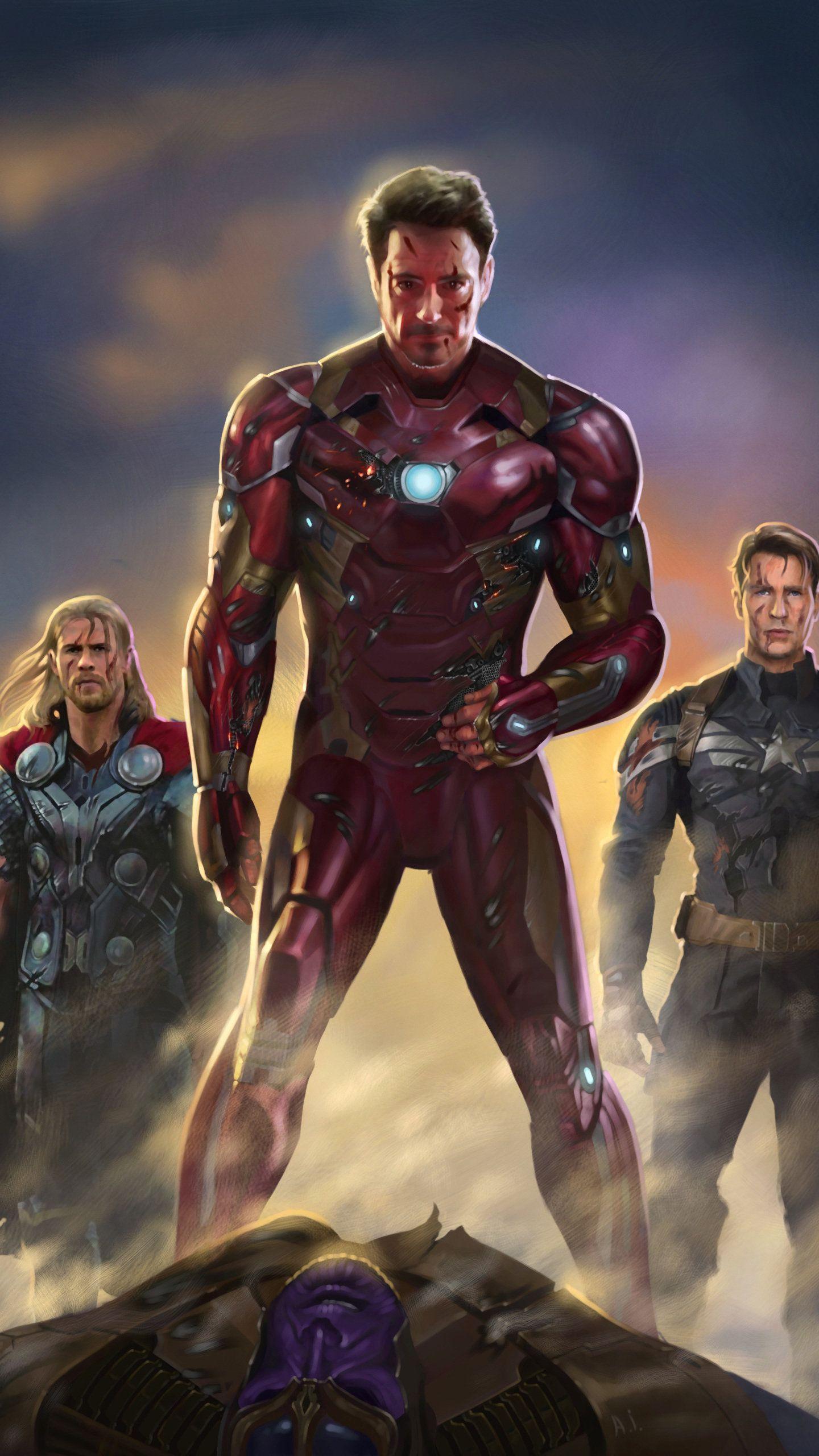 1440x2560 Iron Man Captain America Thor Fan Art, HD Superheroes Wallpaper Photo and Picture ID. Iron man HD wallpaper, Iron man captain america, Iron man
