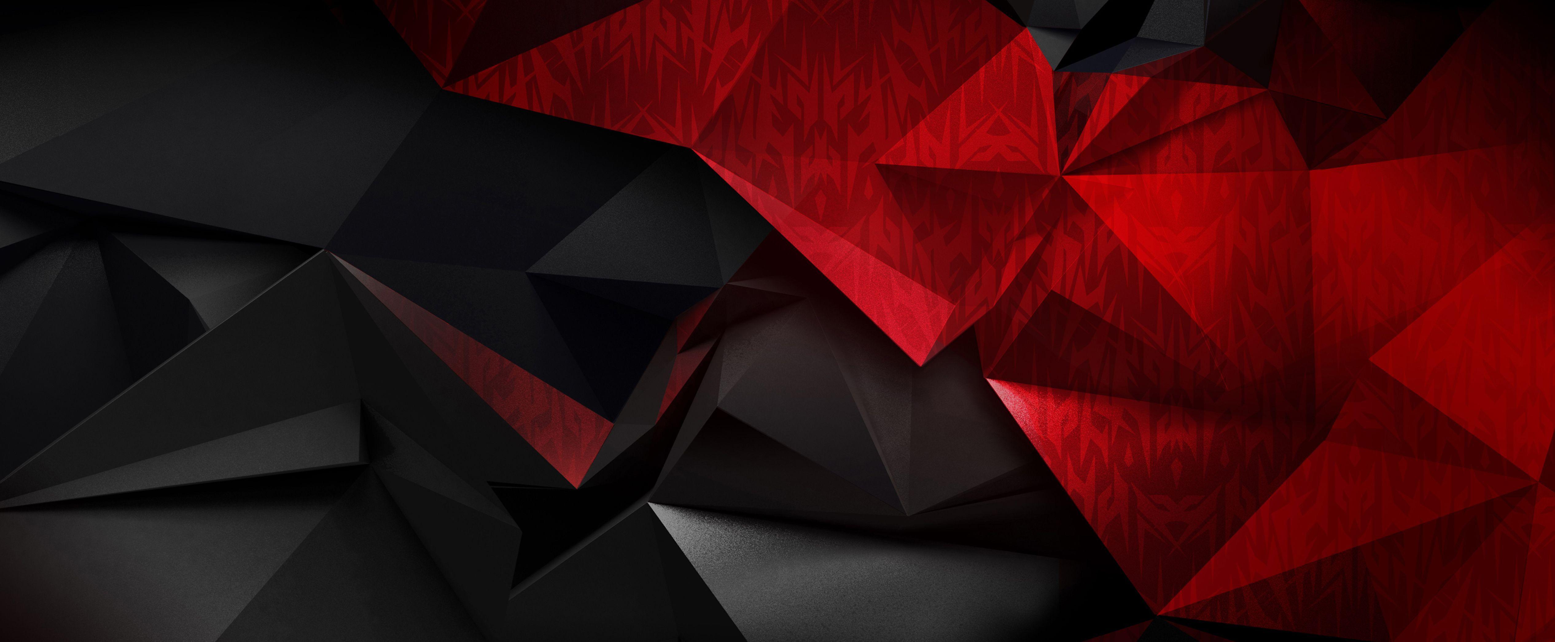 5064x2093 Red Gaming Wallpaper