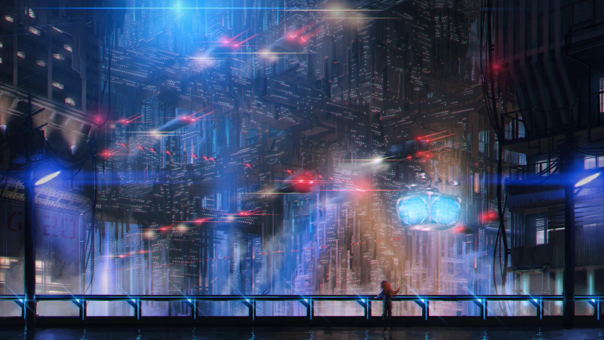 1920x1080 Cyberpunk Wallpaper Cyberpunk Sci Fi Wallpaper HD Download