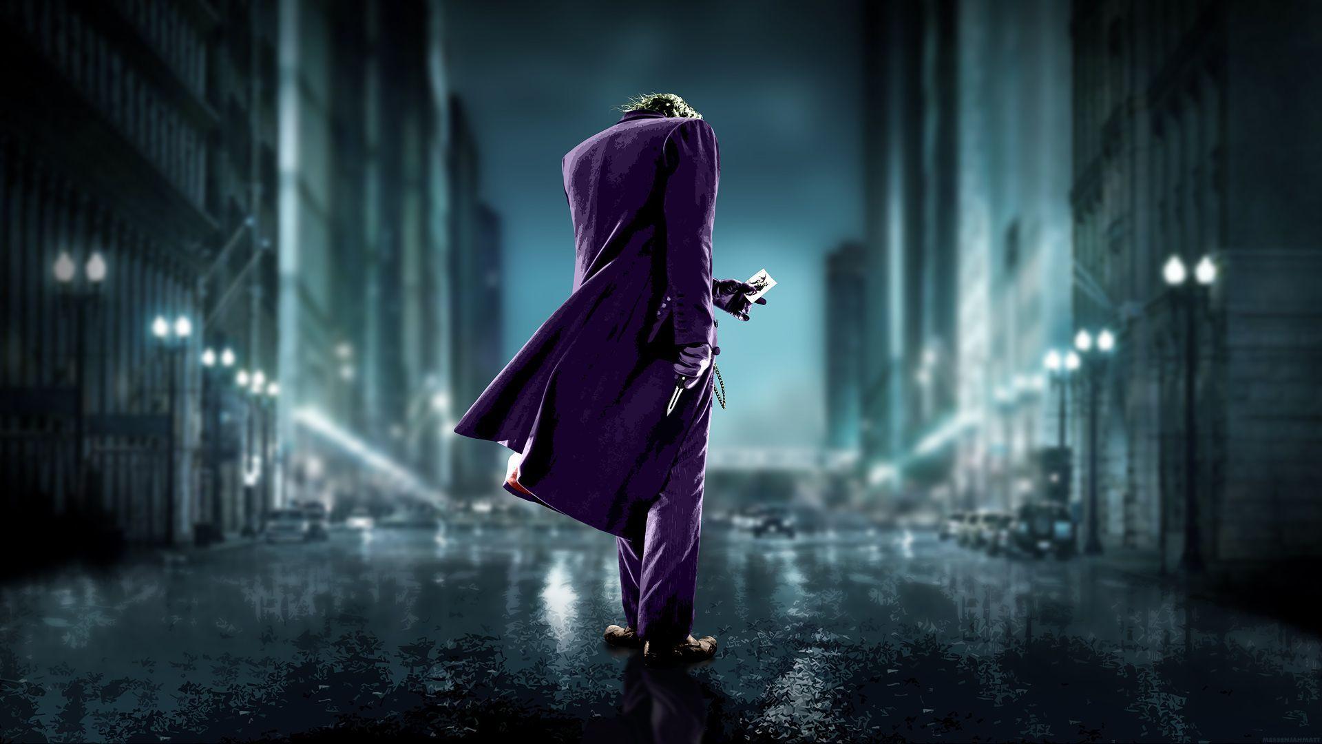 1920x1080 Joker from The Dark Knight. Arguably the most epic movie villain