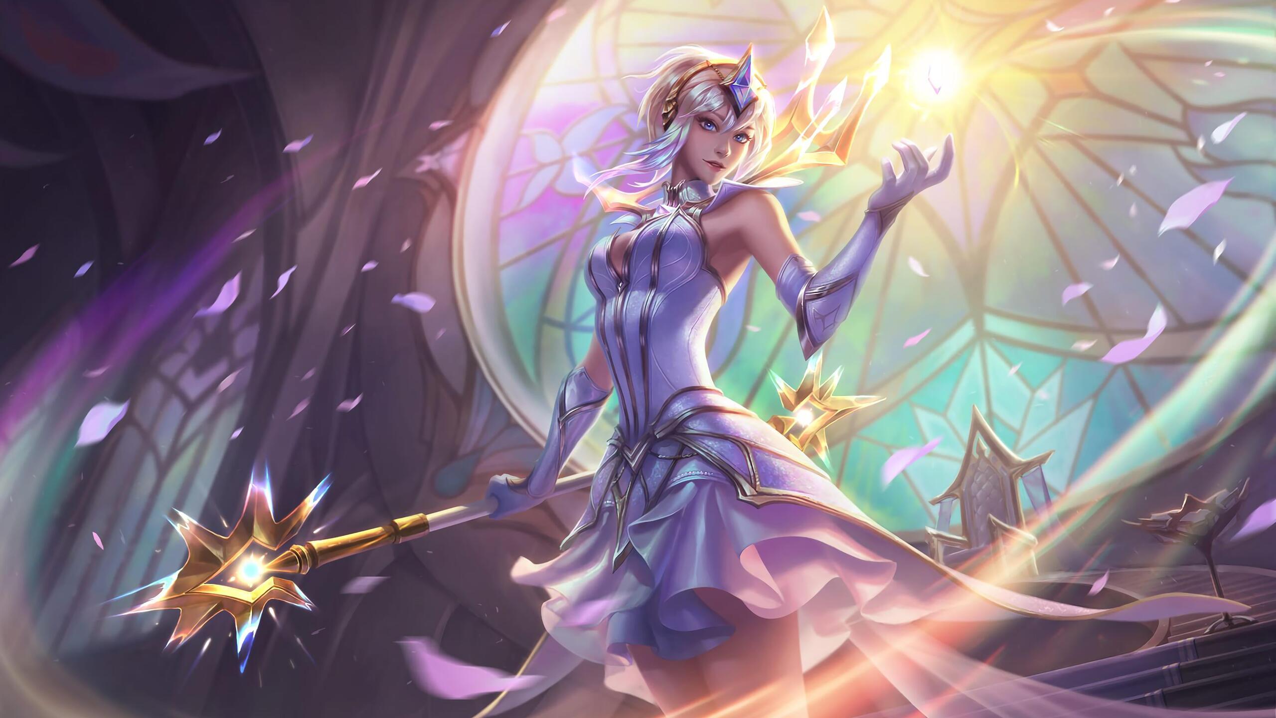 2560x1440 League Of Legends Magic Lux 1440P Resolution HD 4k