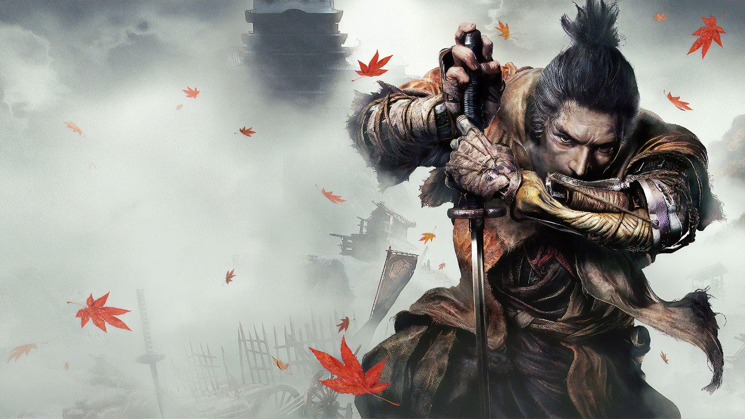 2560x1440 Desktop Wallpaper Sekiro: Shadows Die Twice ninjas Swords 2560x1440