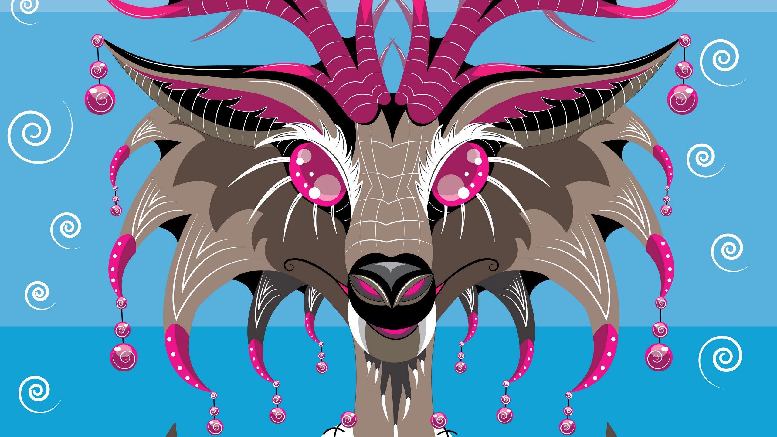 2560x1440 Download wallpaper 2560x1440 monster, creature, fantastic, art