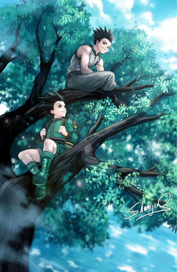 721x1108 Hunter X Hunter and Ging by Shumijin. Otaku