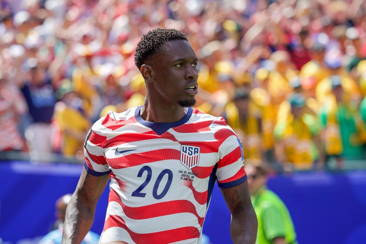 1199x800 FIFA stunned the soccer world by allowing the USA's Folarin Balogun to play on Monday. Trump's role is under the microscope