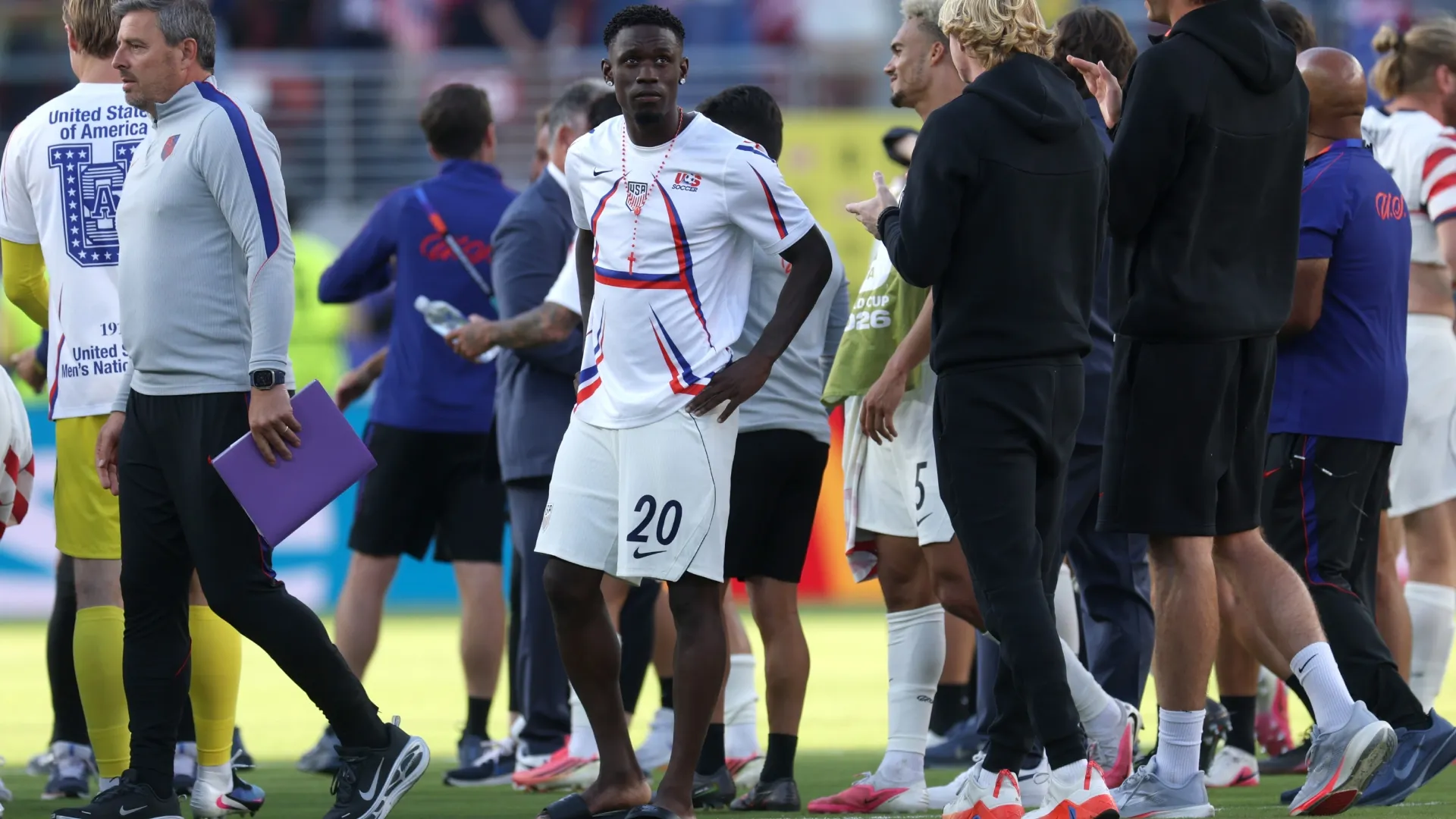 1920x1080 Can the USA appeal Folarin Balogun's red card for 2026 World Cup Round of 16 vs Belgium?