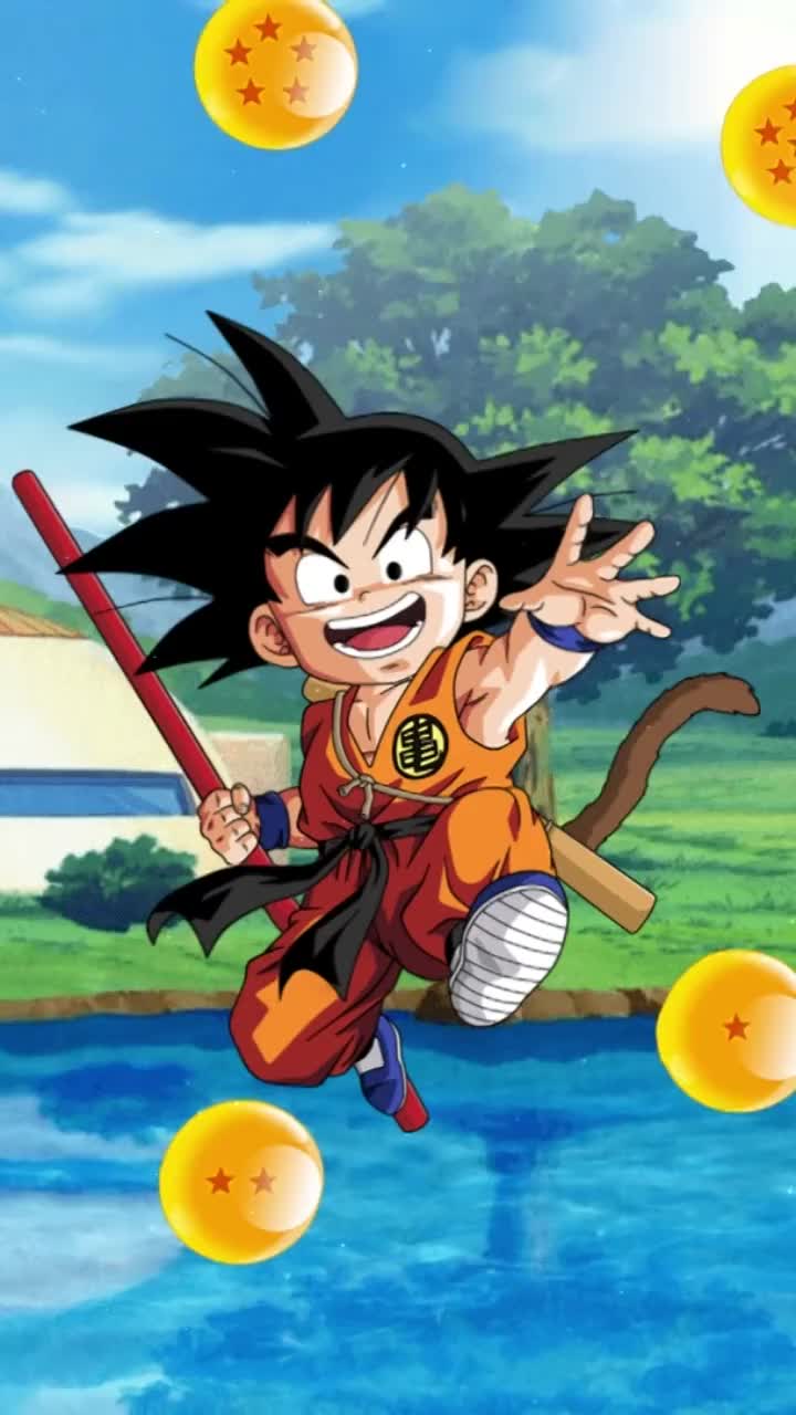 720x1280 Kid Goku Near HOUSE (Dragon Ball) Mobile Live Wallpaper