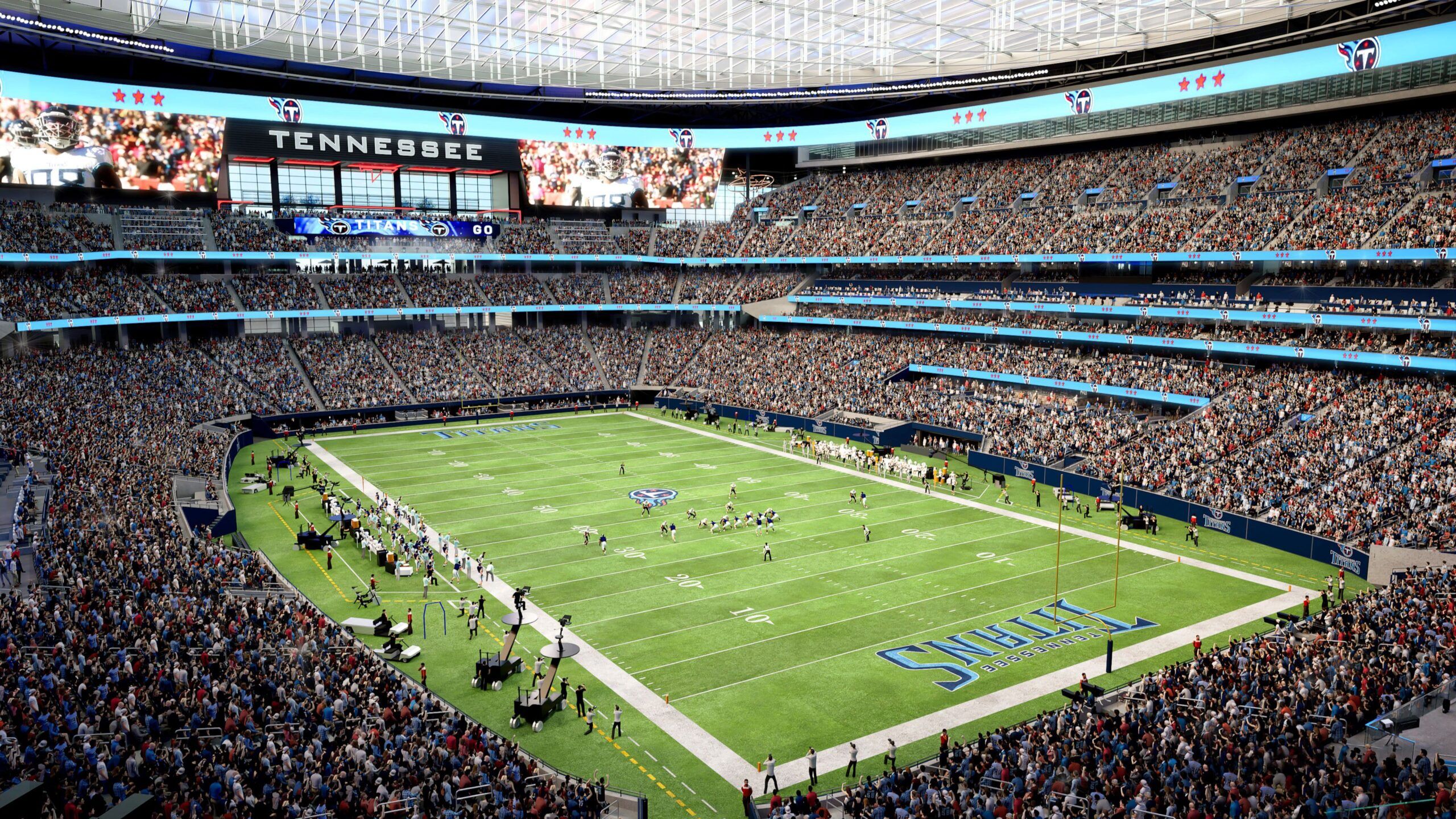 2560x1440 You're Talking About Lives': The New Nissan Stadium