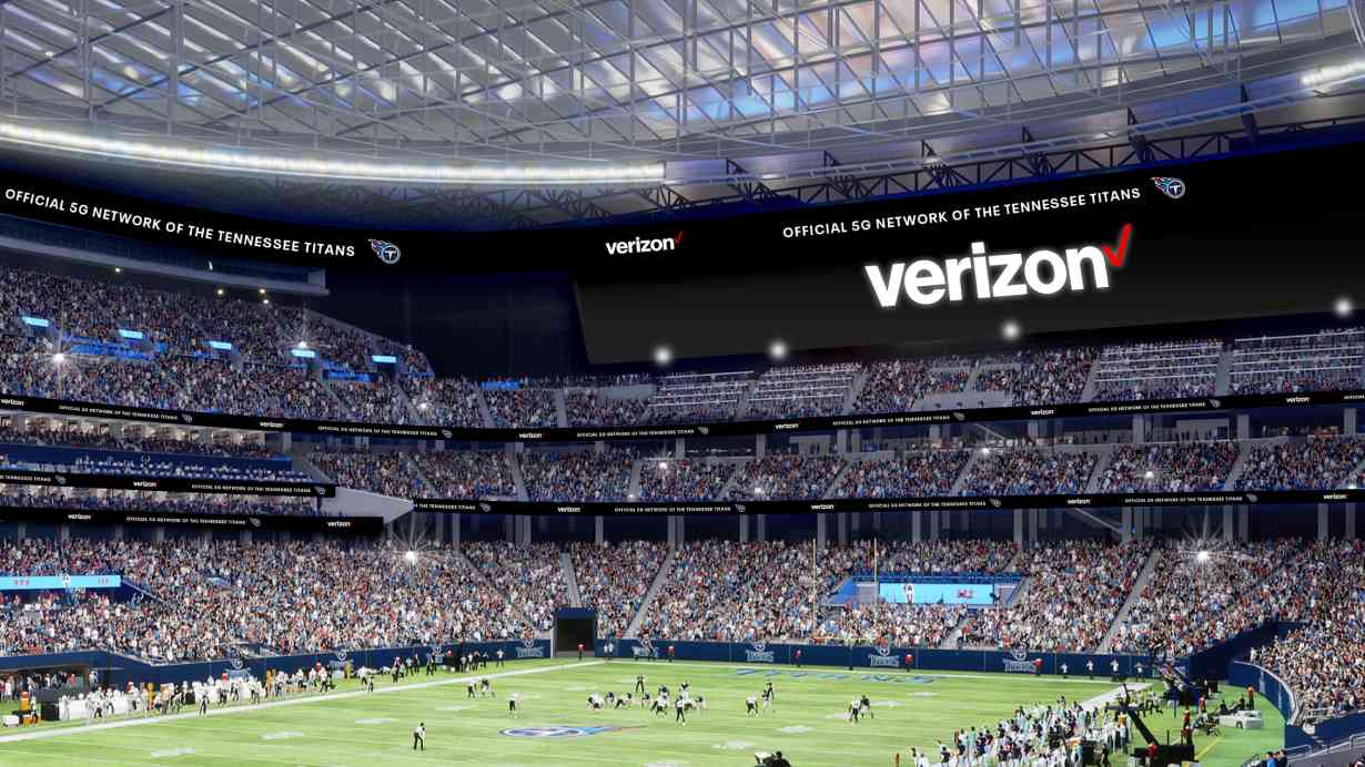 1230x692 Verizon named exclusive wireless telecommunications provider of Tennessee Titans New Nissan Stadium