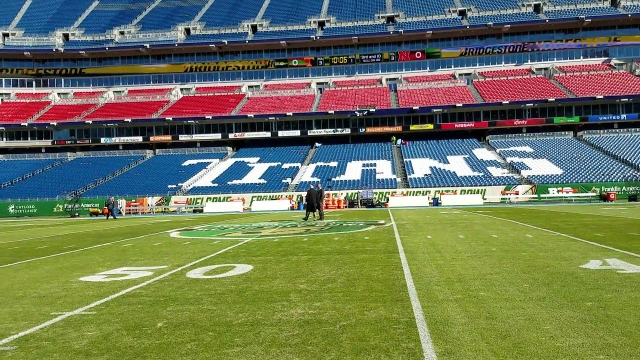 1280x720 Pregame view inside Nissan Stadium before Music City Bowl