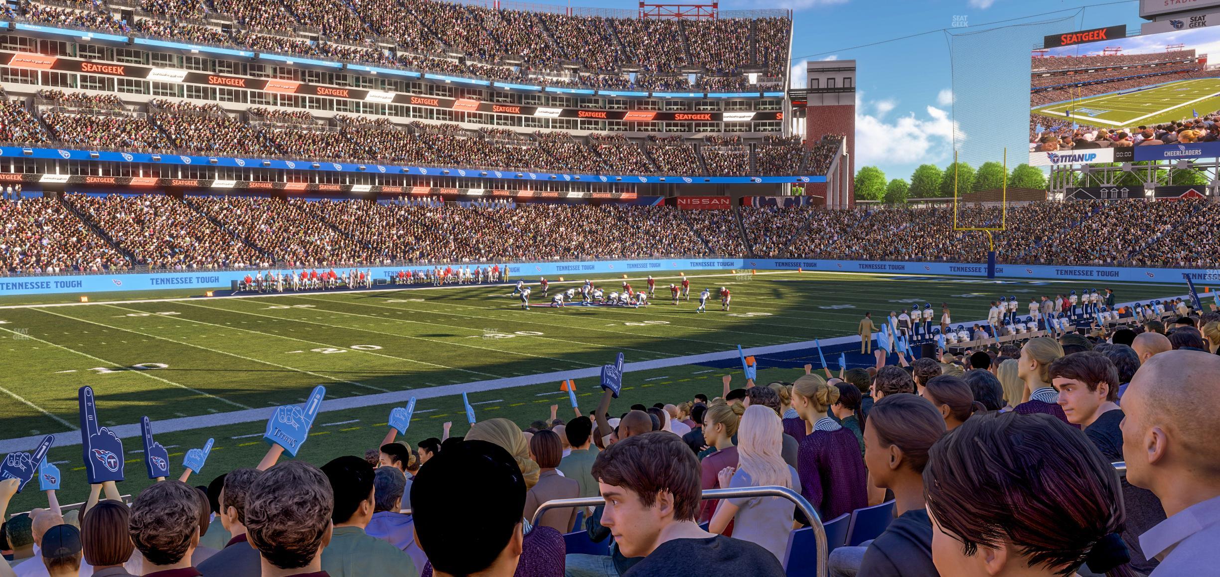 2448x1158 Nissan Stadium Loge 308 Seat View