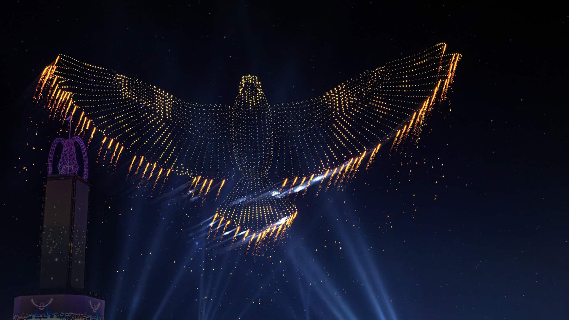 1920x1080 Unique drone show creation & design
