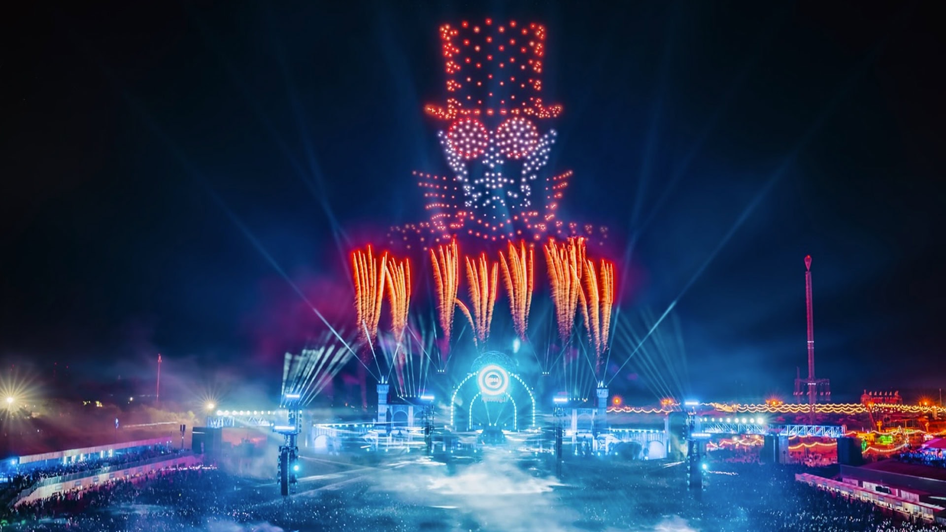 1920x1080 Drone Show Parookaville 2025: Celebrating 10 Years Outdoor Lighting Multimedia and Drones