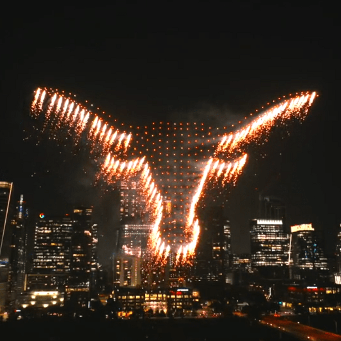 1440x1440 Verge Aero's drone spectacle celebrates UT's SEC debut