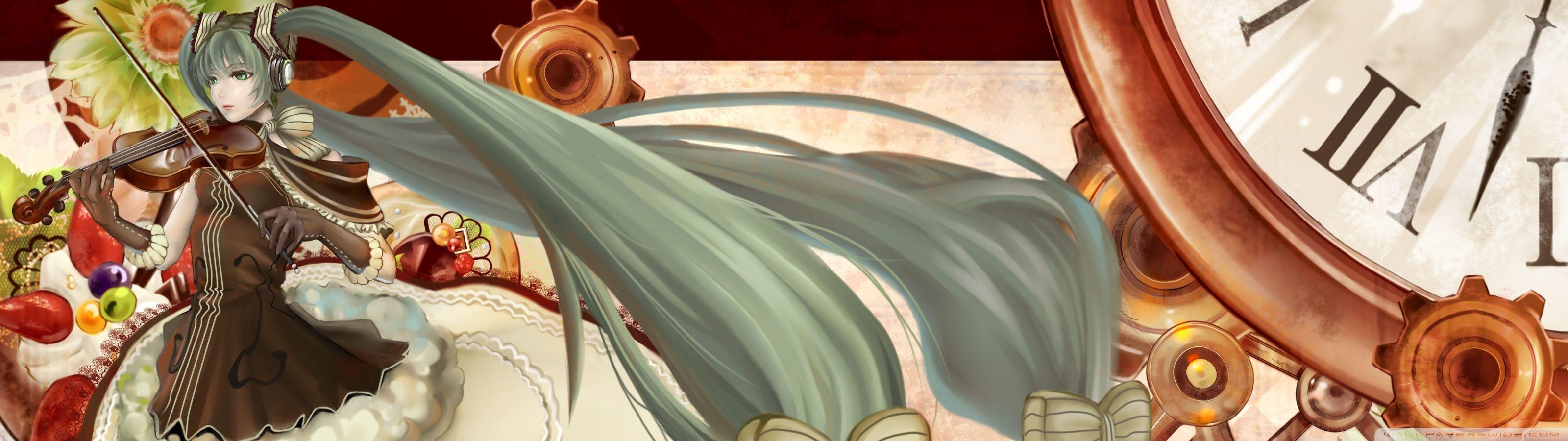 3200x900 Girl With Long Hair Ultra HD Desktop Background Wallpaper for 4K