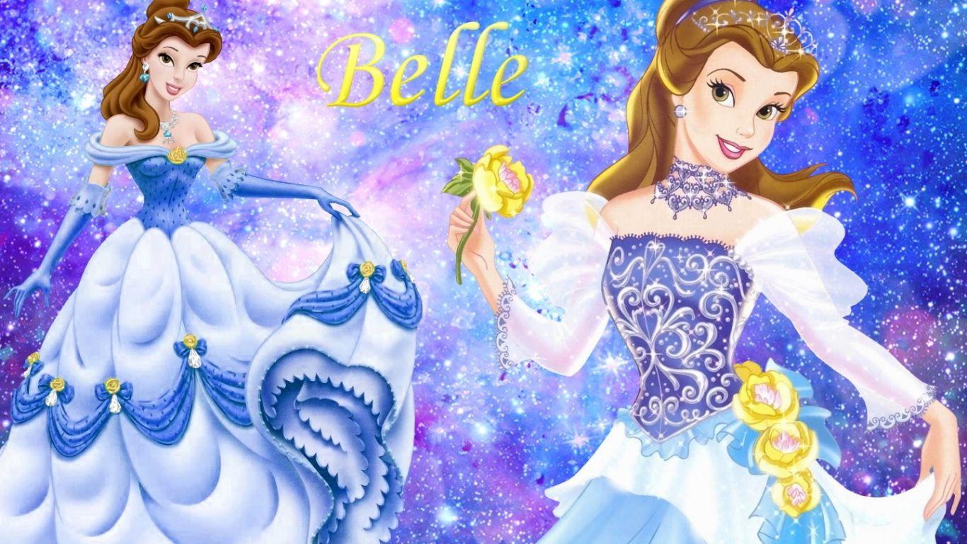 1366x768 Tải xuống miễn phí Disney Princess Belle Disney Princess Hình nền