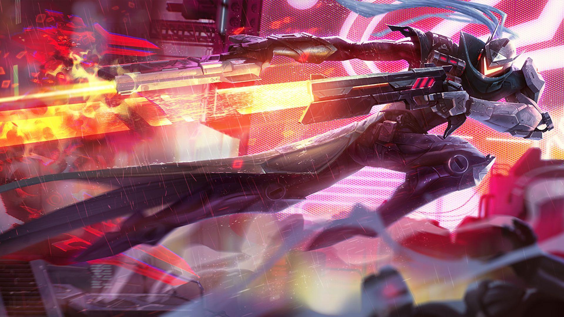 1920x1080 PROJECT Lucian. Liga dos lendários, Zed wallpaper