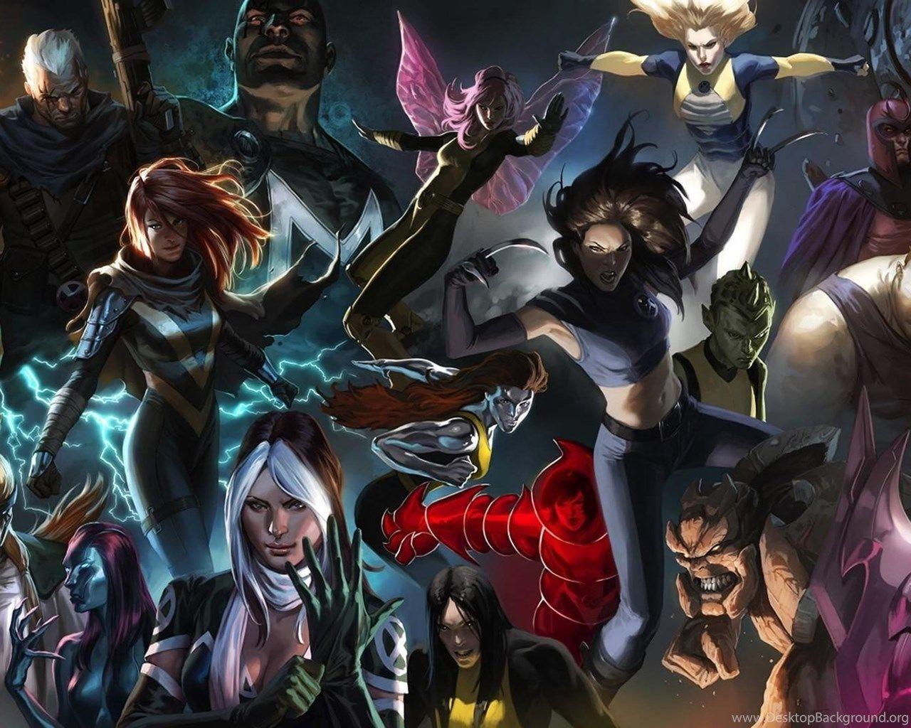 1280x1024 Cyclops Cables Cable (comic Character) Storm (x men) Wallpaper